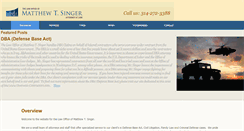 Desktop Screenshot of mtsinger.com